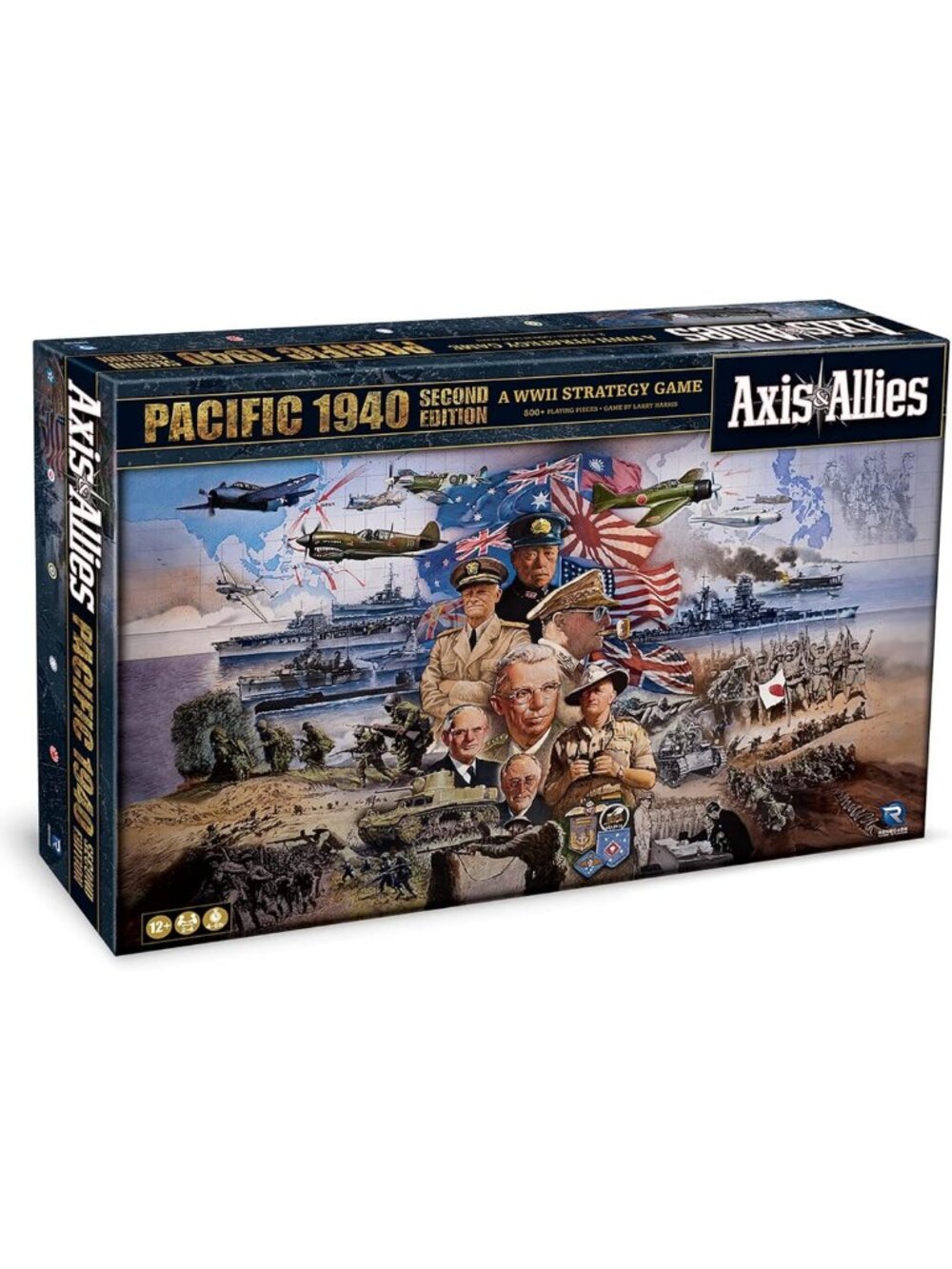 Axis & Allies 1940 Pacific 2nd Edition Strategy Board Game - Classic Multiplayer